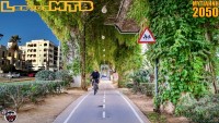 Ο περίφημος σκεπαστός ποδηλατόδρομος της Μυτιλήνης